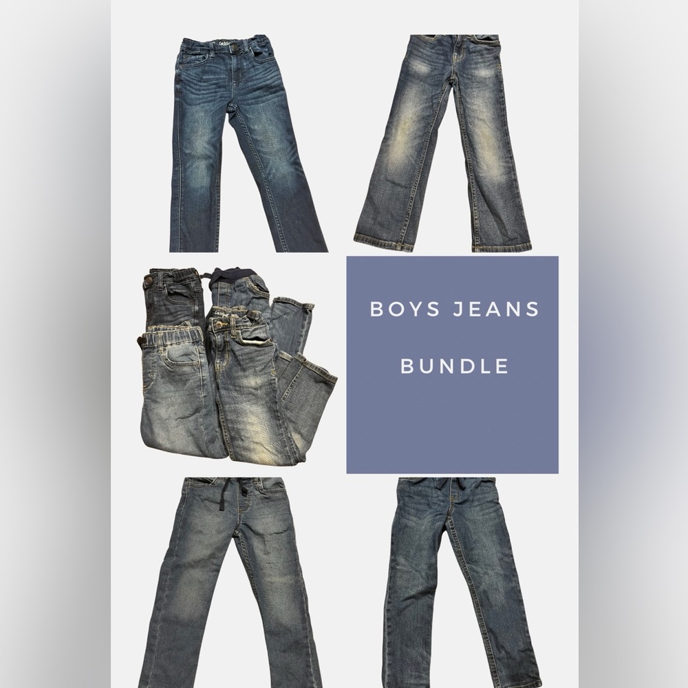 COPY - BUNDLE (4 pairs)- boys jeans size 6